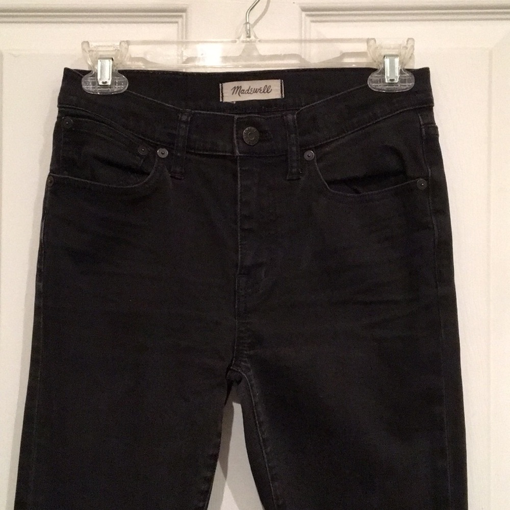Madewell Washed Black Demi-boot size 25